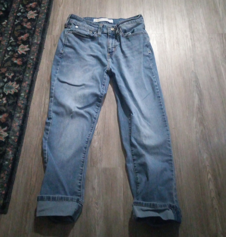 Signature Levi Strauss Gold Womans Blue  Jeans Size 28 Button Zip Up Mid Rise...